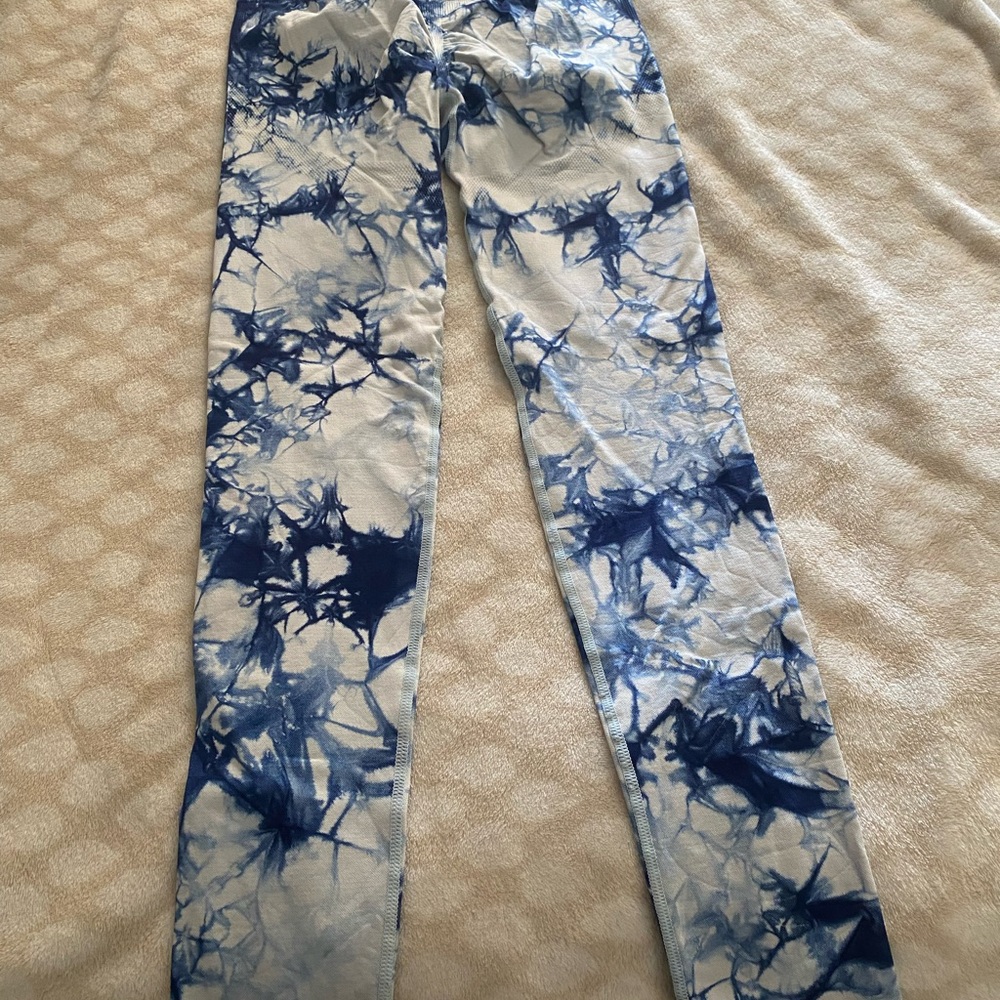 Blue Tie-Dye Women's Jeans